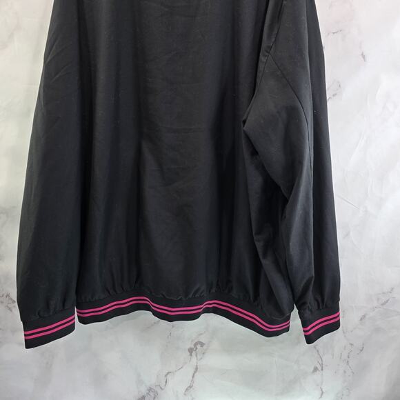 T Mobile Jacket Size 4X Black Pink Bomber Full Zip Varsity Employee Merch - Picture 7 of 10